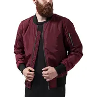 Bunda 2-Tone Bomber Jacket vínová/černá