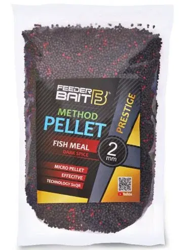 Feederbait pellet prestige dark 2 mm 800 g - spice