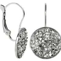 Levien Elegantné náušnice Rocks Crystal Cal