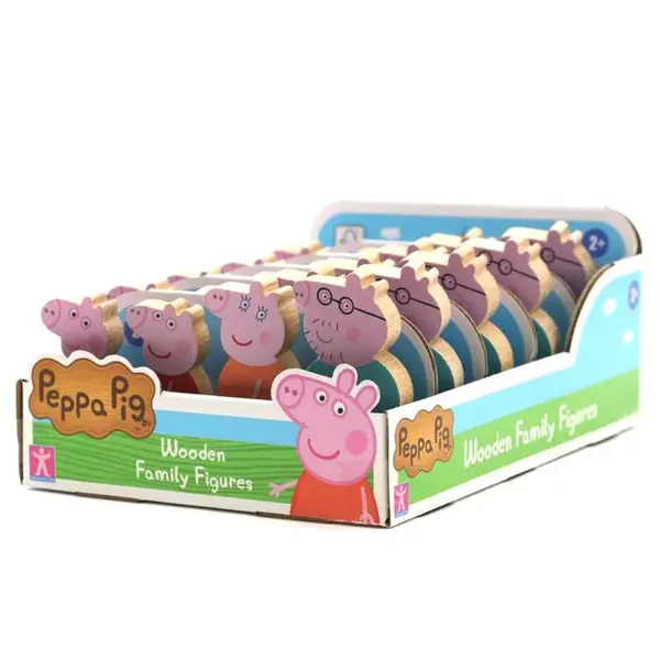 Drevené figúrky rodiny Prasiatko Peppa