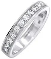 Soliter Strieborný prsteň s kryštálmi 426 001 00299 04 48 mm
