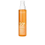 Clarins Telová hmla na opaľovanie SPF 50+ Glowing (Body Sun Care Mist) 150 ml