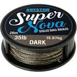 Kryston náväzcová šnúrka super nova solid braid čierna 20 m-nosnosť 25 lb