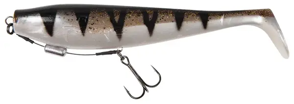 Fox rage gumová nástraha zander pro shad loaded uv glitter perch - 18 cm
