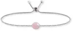 Engelsrufer Strieborný náramok s ruženínom ERB-Lilge-RQ
