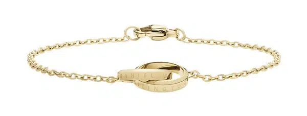 Daniel Wellington Slušivý pozlátený náramok Elan Unity DW0040021 18,5 cm