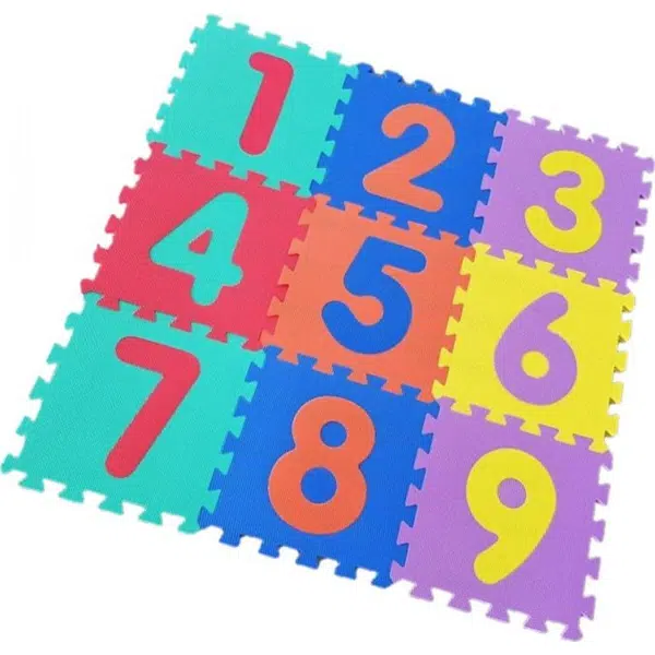Alltoys Puzzle penové Čísla 9 dielikov