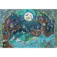Ravensburger Puzzle drevené Kúzelný les 500 dielikov