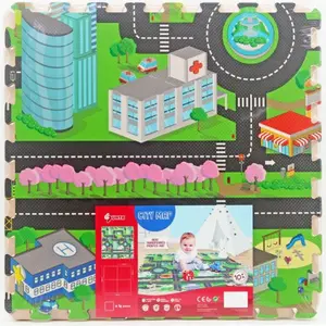 Wiky Puzzle podlahové Mesto 4 dieliky