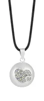 MUMMY BELL Dámsky náhrdelník Rolnička Hearts BH20