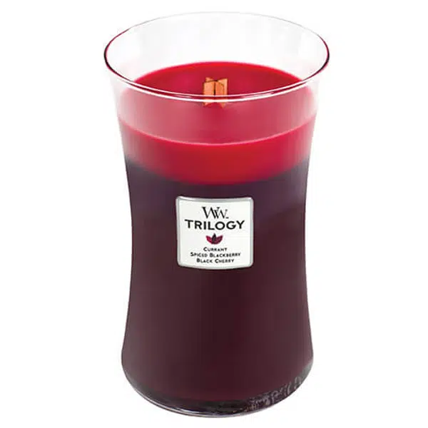 WoodWick Vonná sviečka váza Trilogy Sun-Ripened Berries 609,5 g