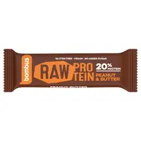 BOMBUS Raw proteinová tyčinka arašídová 50 g