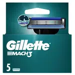 GILLETTE Mach3 Náhradní hlavice 5 ks