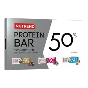 Nutrend PROTEIN BAR 50 dárkové balení 6x50 g mix příchutí
