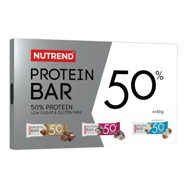 Nutrend PROTEIN BAR 50 dárkové balení 6x50 g mix příchutí