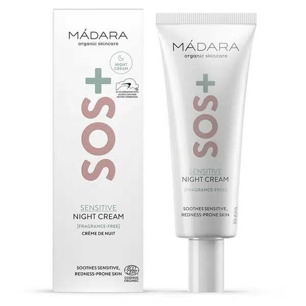 MÁDARA SOS + SENSITIVE Noční krém 70 ml