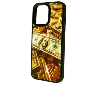 Momanio obal s MagSafe, iPhone 15, Golden Dollar