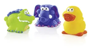 NUBY Hračka do vody 3ks, 4m+