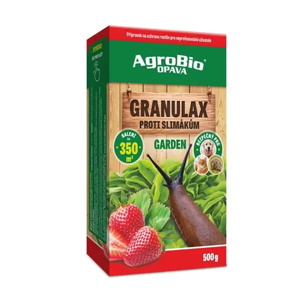Přípravek proti slimákům AGROBIO Granulax Garden 500g