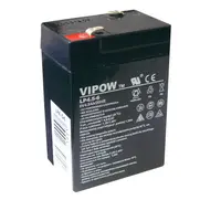 Baterie olověná 6V 4.5Ah VIPOW BAT0200