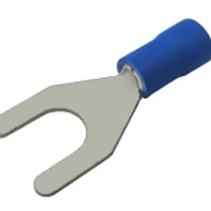 Vidlička 6.5mm, vodič 1.5-2.5mm modrá