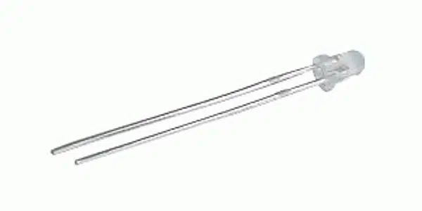 LED  3mm  žlutá  5000mcd/20°  čirá