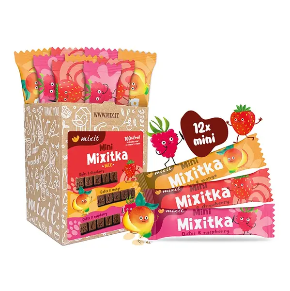 MIXIT Minimixitky mix jahoda malina mango 12 kusů