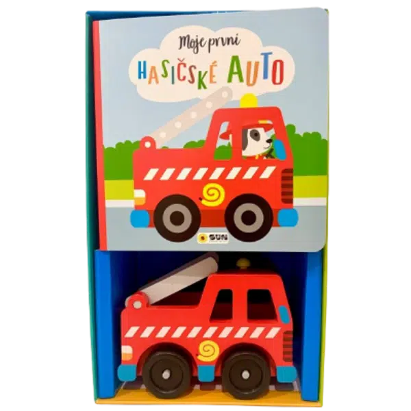 Moje první Hasičské auto - Kniha a hračka - Dárkový box