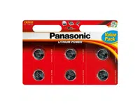 Baterie CR2032 PANASONIC lithiová 6ks / blistr