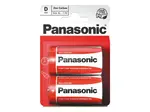Baterie D (R20) Zn-Cl PANASONIC Red 2ks / blistr