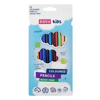 Pastelky trojhranné EASY Colp bezdřevé 12ks