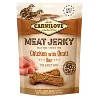 CARNILOVE Meat Jerky Chicken with Quail Bar pro psy 100 g