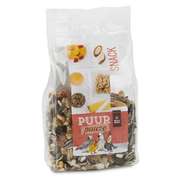 WITTE MOLEN Puur Pauze směs ořechů a ovoce pro střední a velké papoušky 200 g