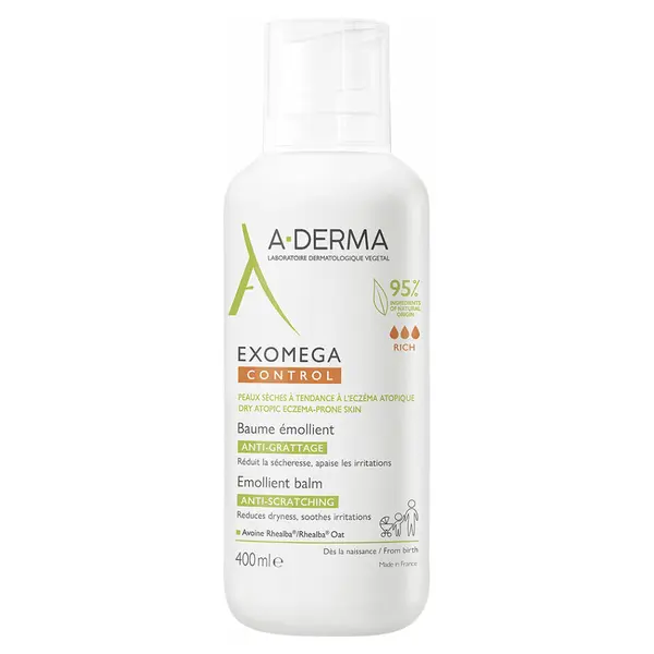 A-DERMA Exomega Control Emolienční balzám 400 ml