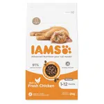 IAMS for Vitality Kitten Chicken granule pro koťata, Hmotnost balení (g): 10 kg