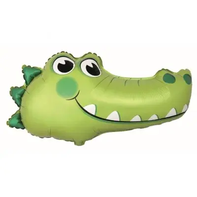 Balónek fóliový Krokodýl hlava, 60 cm