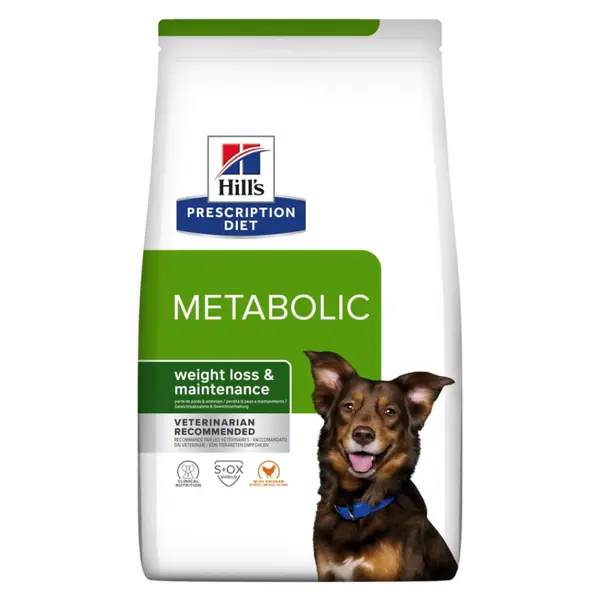 HILL'S Prescription Diet Metabolic kuřecí granule pro psy 4 kg