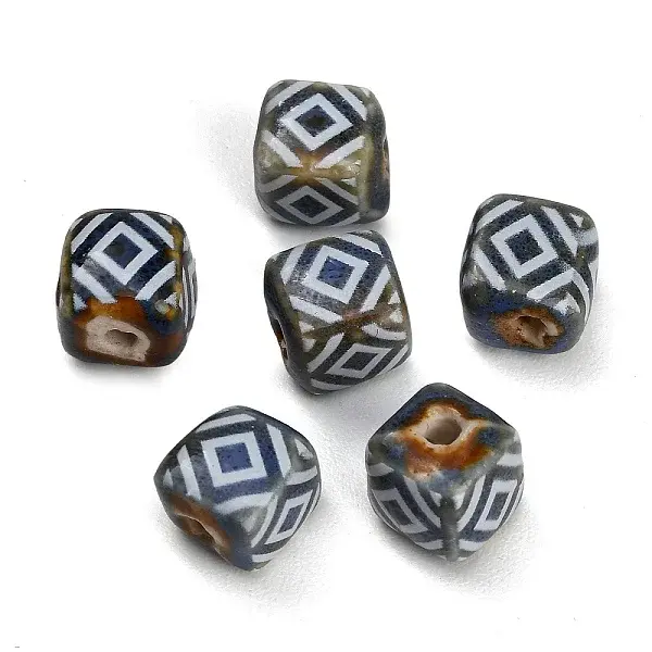 Vintage Handmade Porcelain Beads