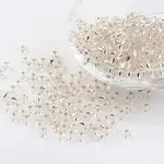 6/0 Round Silver Lined Round Hole Glass Seed Beads