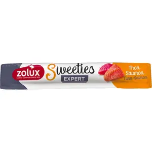 ZOLUX Sweeties tuňák a losos krémová tyčinka pro kočky 14 g