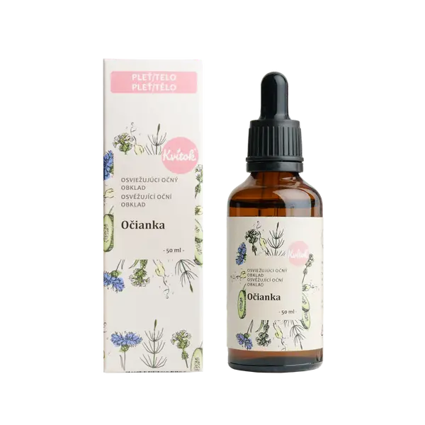 KVITOK Osvěžujíci oční obklad Očianka 50 ml