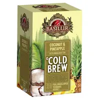 BASILUR Cold Brew Coconut Pineapple ovocný čaj 20 sáčků