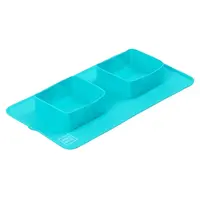 WAUDOG Miska silikon dvojitá modrá 385х230х50 mm