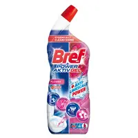 BREF Power Aktiv gel WC čistič Flower 700 ml
