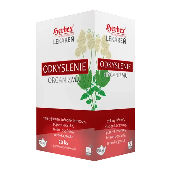 HERBEX Lékárna odkyselení organismu bylinný čaj 20 sáčků