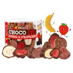 MIXIT Křupavé banánky a jahody v čokoládě 150 g