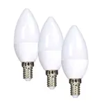 Žárovka LED E14  6W bílá teplá ECOLUX SOLIGHT WZ431-3 3ks