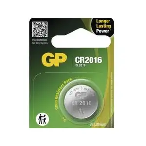 Baterie CR2016 GP lithiová
