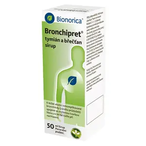 BRONCHIPRET Tymián a břečťan sirup 50 ml