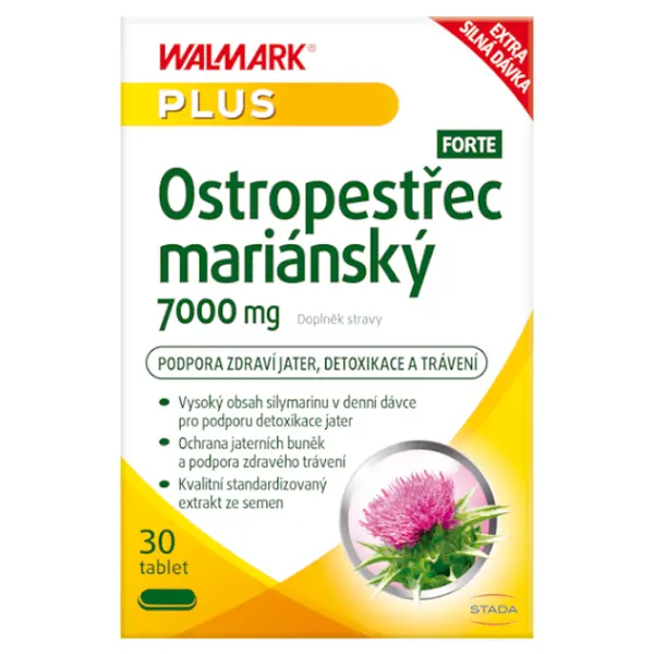 WALMARK Ostropestřec mariánský 7000 mg forte 30 tablet